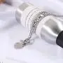 Elefezar Coin Pendant Necklace for Women Dainty Minimalist Medallion Toggle Chunky Chain Jewelry Elefezar Coin Pendant Necklace for Women Dainty Minimalist Medallion Toggle Chunky Chain Jewelry
