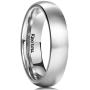 King Will Basic 3MM/5MM/7MM/9MM Titanium Ring Brushed/Matte Comfort Fit Wedding Band for Men