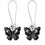 Halloween Earrings for Women Butterfly Skull Drop Dangle Earrings Thin Wire Long Dangling Earrings for Girls Halloween Earrings for Women Butterfly Skull Drop Dangle Earrings Thin Wire Long Dangling Earrings for Girls