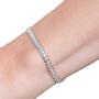 YOSI ALTMANN – 925 Sterling Silver 4mm Link Chain Modern Style Bracelet.