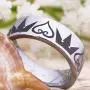 Cosplay Jewelry 8mm Silver Pipe Kingdom Hearts & Crowns Design Ring Wedding Ring Engagement Ring-Free Inside Engraving Cosplay Jewelry 8mm Silver Pipe Kingdom Hearts & Crowns Design Ring Wedding Ring Engagement Ring-Free Inside Engraving