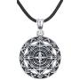 Aniu Compass Necklace Gift for Women/Girls/Wife, S925 Sterling Silver Pendant''Compass of Life'' Valentines Day Jewelry Gifts with Leather Rope length 18inch (46cm)