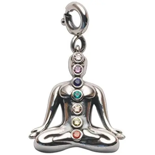Fourseven Jewelry 925 Sterling Silver Bead Charm Pendant | Spiritual Seven Chakras Charm for Bracelet and Necklace Fourseven Jewelry 925 Sterling Silver Bead Charm Pendant | Spiritual Seven Chakras Charm for Bracelet and Necklace