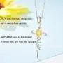 AONED S925 Sterling Silver Sunflower Cross Necklace Jewelry Gifts for Women Girls (Pack with Message Gifts Card) AONED S925 Sterling Silver Sunflower Cross Necklace Jewelry Gifts for Women Girls (Pack with Message Gifts Card)