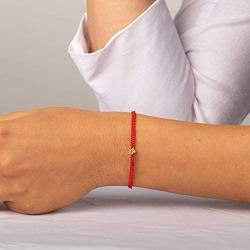 Karma and Luck - Sacred Sounds Red String OM Charm Bracelet