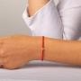 Karma and Luck - Sacred Sounds Red String OM Charm Bracelet