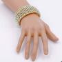 Lavencious Tennis Rhinestone Stretch Bridal Bracelets Evening Party Jewelry for Women Girl, Womens Stretch Bracelets
