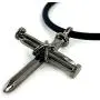 FORGIVEN JEWELRY Antique Nail Cross Necklace Gunmetal Color Finish Made in The USA FORGIVEN JEWELRY Antique Nail Cross Necklace Gunmetal Color Finish Made in The USA