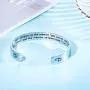 LParkin Encouragement Bracelet Warrior Bracelet Fate Whispers to The Warrior You Cannot Withstand The Storm. I Am The Storm