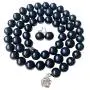 Pearl Romance II Round Pearl II Black Pearl Necklace Jewelry Stud Earrings 2 Piece Set for Women Wedding Brides Bridesmaids Genuine Strand Cultured Freshwater