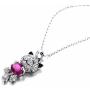 Caperci Cute Lucky Cat Swarovski Crystal Pendant Necklace - Best Christmas Jewelry Gifts for Daughter and Girls