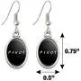 GRAPHICS & MORE Friends Pivot Novelty Dangling Drop Oval Charm Earrings GRAPHICS & MORE Friends Pivot Novelty Dangling Drop Oval Charm Earrings