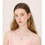 JZMSJF 925 Sterling Silver Faith Hope Cross Pendant Necklace Claddagh Celtic Faithful Jewelry Gift for Women Girls