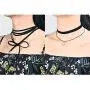 Mudder 5 Pieces Black Velvet Choker Necklaces Stretch Tattoo Choker Elastic Tassel Necklaces Mudder 5 Pieces Black Velvet Choker Necklaces Stretch Tattoo Choker Elastic Tassel Necklaces