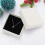 ZRU Dainty Necklace for Women, 18K Rose Gold/Gold/White Gold Plated Simple Pendant Necklace with Cubic Zirconia, Valentines Day Gift Birthday Gifts for Teen Girls Girlfriend Wife Her