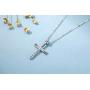 S925 Sterling Silver Baseball Faith Inspirational Pendant Necklace for Women Men