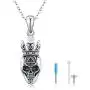 Silikepa Cremation Jewelry Urn Necklace for Ashes Skull Cross Necklace Keepsake Heart Urn Pendant Ash Holders with Sterling Silver for Memory Punk Style Silikepa Cremation Jewelry Urn Necklace for Ashes Skull Cross Necklace Keepsake Heart Urn Pendant Ash Holders with Sterling Silver for Memory Punk Style
