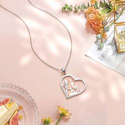 Horse Pendant Necklace S95 Sterling Silver Girls with Horse Gift For Women Girls
