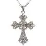 Alilang Silvery Tone Religious Cross Pendant Necklace w/Aquamarine Blue Or Clear Crystal Rhinestones Alilang Silvery Tone Religious Cross Pendant Necklace w/Aquamarine Blue Or Clear Crystal Rhinestones