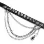 Zysta Unisex Cool Rivet Spike Studed Genuine Leather Choker Gothic Jewelery Necklace Collar Band Chain Goth Punk Rocker Bold Costume Black Zysta Unisex Cool Rivet Spike Studed Genuine Leather Choker Gothic Jewelery Necklace Collar Band Chain Goth Punk Rocker Bold Costume Black