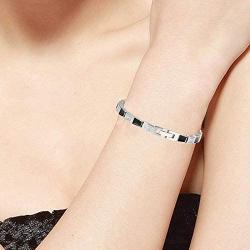 EBUTY Magnetic Bracelet for Women Sparkling Cubic Zirconia