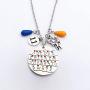 HANRESHE Stranger Things Necklace Girl Accessories Eleven Alphabet Light Demogorgon Wall with Monster Letters Charms Pendant Cosplay Women Gift