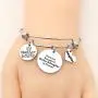 No Matter Where Mother Daughter Bangle Bracelets Gifts The Love Between Mother and Daughter Is Forever No Matter Where Mother Daughter Bangle Bracelets Gifts The Love Between Mother and Daughter Is Forever