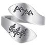LOVECOM 925 Sterling Silver Mountain & Cedar Open Rings for Women Men Couple Wedding Bands Vintage Nature Tree and Mountain Plants Hugging Wrape Rings Girls Silver Jewelry Gifts
