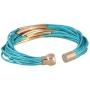 D EXCEED Multi Row Magnetic Clasp Bangle Bracelet for Women and Ladies 6 Colors
