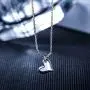 CHICLOVE Mother Daughter Jewelry Sets for Two, Cutout Heart Necklaces, 2 Sterling Silver Necklaces
