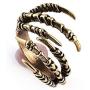 Fashion Vintage Women Mens Opening Eagle Talon Rings Mystery Jewelry Gothic Punk Antique Eagle Claw Ring Jewelry
