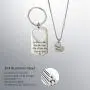 Gifts for Dad Necklace Jewelry, Father Daughter Keychains Jewelry, Daddys Girl Birthday Necklace Set- Theres This Girl Who Stole My Heart She Calls Me Daddy