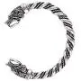 Viking Wolf Bracelet Fenrir Wolf Bracelet Bangle Twisted Wire Pagan Bracelet Bag Package (antique silver) Viking Wolf Bracelet Fenrir Wolf Bracelet Bangle Twisted Wire Pagan Bracelet Bag Package (antique silver)
