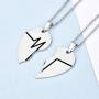 starchenie BFF Best Friend Necklaces for 2/3/4 Girls Fashion Rhinestone Crystal Puzzle Friendship Pendant Necklaces