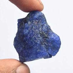 Genuine Blue Sapphire Gem 120.00 Ct Certified Natural Blue Sapphire, Uncut Rough Healing Crystal Sapphire