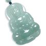 Guan Yin Pendant | Guan Yin Necklace | Kuan Yin Pendant | Jade Pendant | Kuan Yin Pendant | Kwan Yin Necklace | Guanyin Necklace | Grade A Jadeite Jade, 26'' Adjustable Rope ( 54..5mm High)