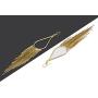 VIJIV 1920s Long Drop Tassel Earrings 20s Flapper Jewelry Costume Accessories