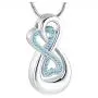 Casket Etcetera Love You Infinity Cremation Urn Necklace Jewelry for Women Casket Etcetera Love You Infinity Cremation Urn Necklace Jewelry for Women