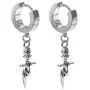 YC_jewelry Men Women Stainless Steel Skull Dangle Hinged Hoop Earrings Piercing Hoop Huggie Dangle Drop Earrings for Men Women YC_jewelry Men Women Stainless Steel Skull Dangle Hinged Hoop Earrings Piercing Hoop Huggie Dangle Drop Earrings for Men Women