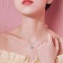 CHENGHONG 925 Sterling Silver Penguin Heart Pendant Cute Animal Necklace Penguin Necklace Jewelry Birthday Gifts for Women, Daughters, Loved Ones