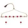 Efulgenz Fashion Jewellery Gold Plated CZ Faux Pearl Bridal Wedding Floral Necklace Earings Set