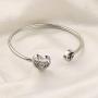 CYTING Doctor Nurse Stethoscope Cuff Bracelet Medical Jewelry Medical Student Graduation Gift for RN MA NP PA