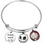 FUSTMW Simply Meant to Be Keychain Jack and Sally Inspired Gifts The Nightmare Before Christmas Movie Fan Gifts FUSTMW Simply Meant to Be Keychain Jack and Sally Inspired Gifts The Nightmare Before Christmas Movie Fan Gifts