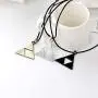 Antique Gold Plated Metal Leather Chain Zelda Pendant Necklace Antique Gold Plated Metal Leather Chain Zelda Pendant Necklace
