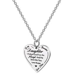 I Love You to The Moon and Back Pendant Necklace Best Birthday Gift for Mom Daughter Sister Honey Grandma Granddaughter