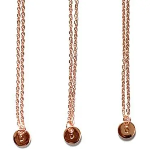 Xunjie Alphabet Necklace 14K Gold Necklace for Women Xunjie Alphabet Necklace 14K Gold Necklace for Women