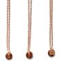 Xunjie Alphabet Necklace 14K Gold Necklace for Women