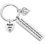 AKTAP Occupational Therapist Gift Occupational Therapy Keychain Never Underestimate The Difference You Made and The Lives You Touched OT Assistant Appreciation Gift  