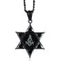 Mealguet Jewelry Stainless Steel Star of David Cubic Zirconia Hexagram Masonic Freemason Pendant Necklace for Men,24'' Chain Mealguet Jewelry Stainless Steel Star of David Cubic Zirconia Hexagram Masonic Freemason Pendant Necklace for Men,24'' Chain