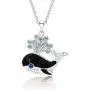 BLING BIJOUX Playful Black Whale with Water Splash Crystal Pendant Necklace for Women & Girls, Never Rust 925 Sterling Silver with Free Breathtaking Gift Box for a Special Moment of Love BLING BIJOUX Playful Black Whale with Water Splash Crystal Pendant Necklace for Women & Girls, Never Rust 925 Sterling Silver with Free Breathtaking Gift Box for a Special Moment of Love